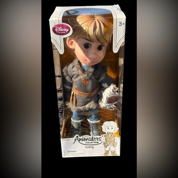 NEW! Disney Animators' Collection 16" Kristoff Doll From Frozen Comes W Sven - Picture 10 of 13
